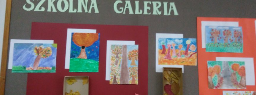 Jesienne zajęcia koła plastycznego w naszej szkole.