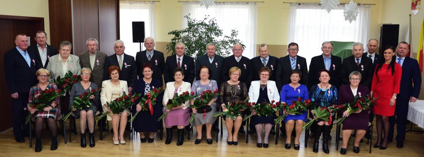  Uroczystość długoletniego pożycia małżeńskiego w gminie Nowa Sucha